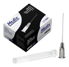 AGULHA 25X0,70MM (22GX1) 100UN MEDIX