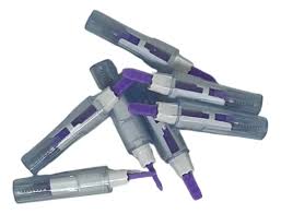 LANCETA DE SEGURANCA SOFT 28G ROXO 1.5MM