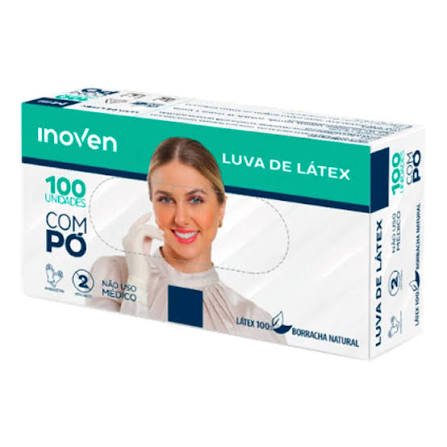 LUVA DE LATEX C/ PO PP