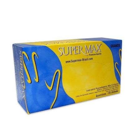 LUVA P/ PROCED COM PO SUPERMAX TAM M