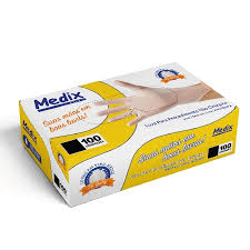 LUVA VINIL SAUDE S/PO TAM P 100UND MEDIX