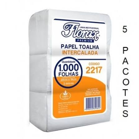 PAPEL TOALHA INTERFOLHADO PREMIUM 20CMX 19CM