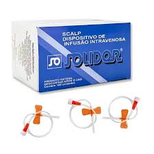 SCALP INFUSAO 25G LOCK PVC  SOLIDOR