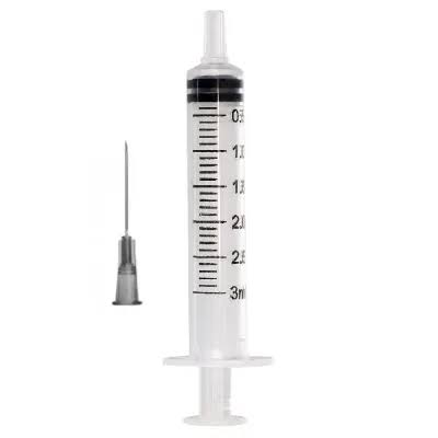 SERINGA 03ML C/AG. 25X07 L.S.