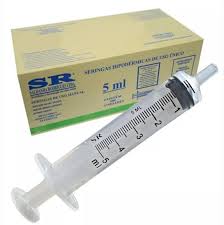 SERINGA 5ML SLIP   SR