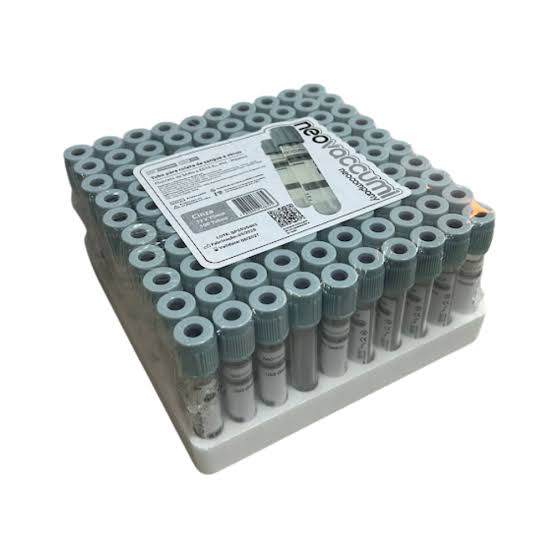 TUBO COLET SANGUE CZ FLUORETO 4ML PCT 100 NEOLAB SVP400AGI
